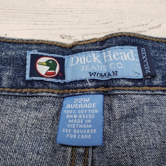Duck Head Womens 22W Average Relaxed Jeans - Picture 6 of 7